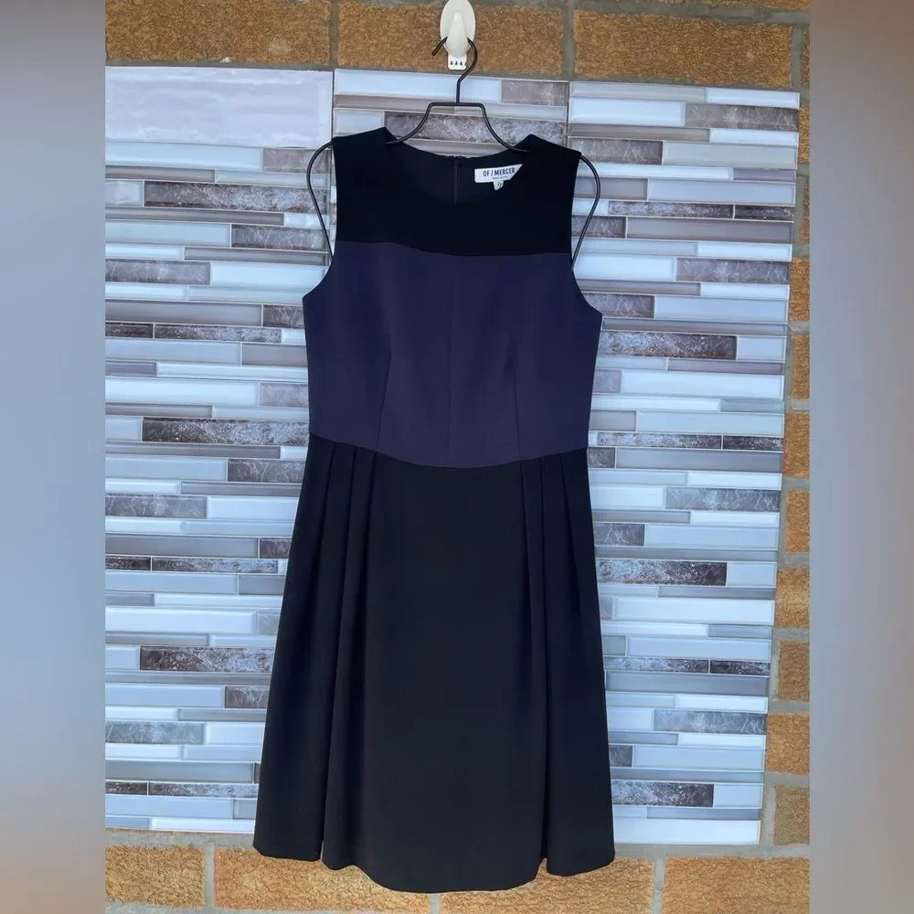 OF/MERCER  Women’s Career Wear Color Block A-Line Sheath Dress 2
